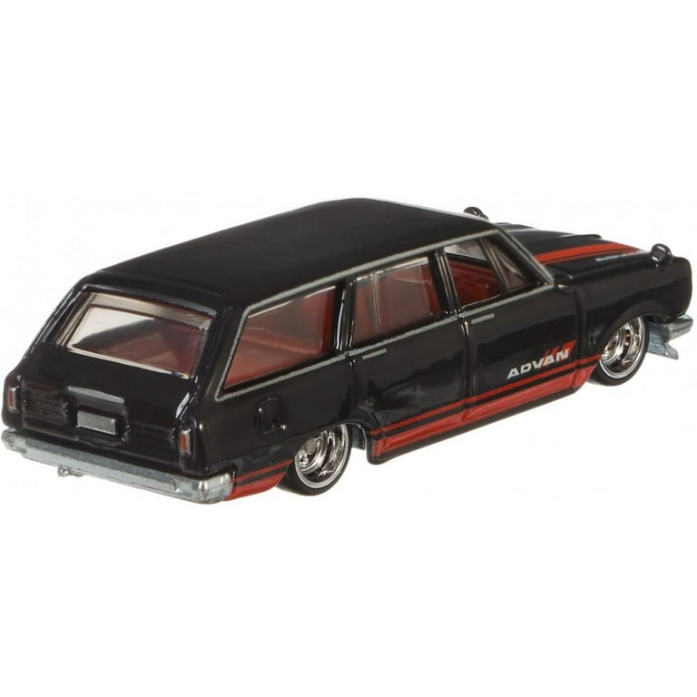 Convenção Hotwheels Skyline Mustang+Van Hot Wheels Car Culture Fast Wagons 69 Nissan Skyline Van Red