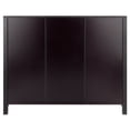 thumbnail image 4 of Winsome Terrace 4-Piece Wide Shelf with 3 Foldable Woven Baskets, Walnut & Chocolate, 4 of 8