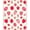 Red, Pattern 2, variant on Flatwoven High Traffic Area Rug, Romantic Pink Floral Design, Non Slip, Stain Resistant, Washable Area Rugs for Living Room, Bedroom(Rose, 8X10)