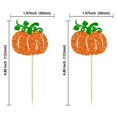 thumbnail image 2 of Ephlyn 24 toppers brillantes de calabaza para cupcakes, 2 of 7