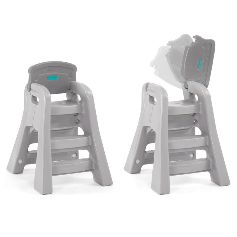 Simplay3 Big Kid Booster Chair for Toddler / Child, Gray