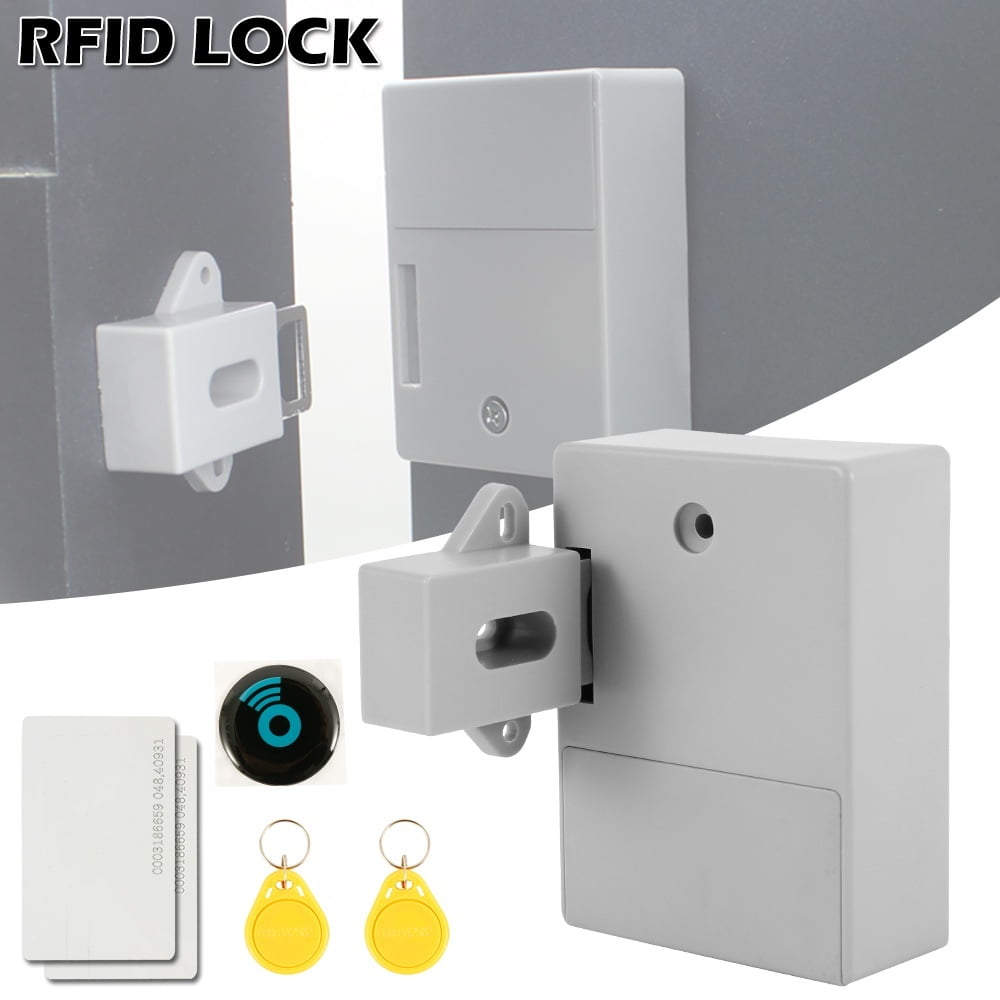 Battery RFID Electronic Cabinet Drawer Lock Hidden Digital Lock Kit With Card 