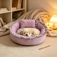 thumbnail image 5 of Dmlowu Cozy Dog Bed for Medium Size Dogs, Warm Soft Cat Bed with Thickened Cushion, Round Donut Sleeping Dog Beds for Indoor Outdoor, Machine Washable, 5 of 6