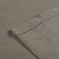 thumbnail image 6 of TWOPAGES Pinch Pleat Drape Cotton Blend Light Filtering Curtain for Bedroom, 1 Panel, 52"x108", Slate Gray, 6 of 6