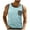 B-Sky Blue, variant on Wyobmus Mens Workout Tank Tops Summer Sleeveless Round Neck Gym Sport Tees Color Blocked Bodybuilding Muscle Shirt A-Khaki
