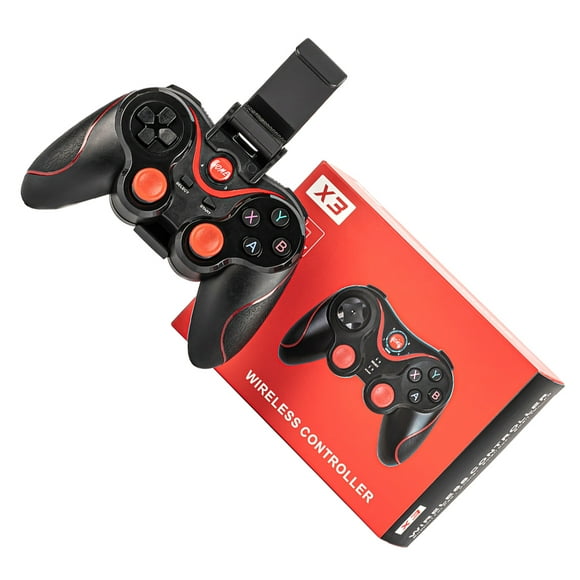 Sidaley Controlador de juego inalámbrico resistente y duradero ABS con características multifuncionales fáciles de operar Videojuegos y accesorios