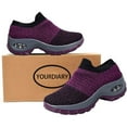 thumbnail image 5 of Walking Shoes for Women Sock Sneakers Air Cushion Athletic Shoes, 5 of 5