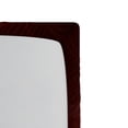 thumbnail image 3 of Ambesonne Burgundy Fitted Sheet, Ombre Flower Swirl Ivy, Full Size, Cream Ruby, 3 of 3