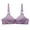 Purple, variant on Brilliant Womens Bralette Women's Bra Soild Wire Free Underwear one-Piece Bra Everyday Underwear
