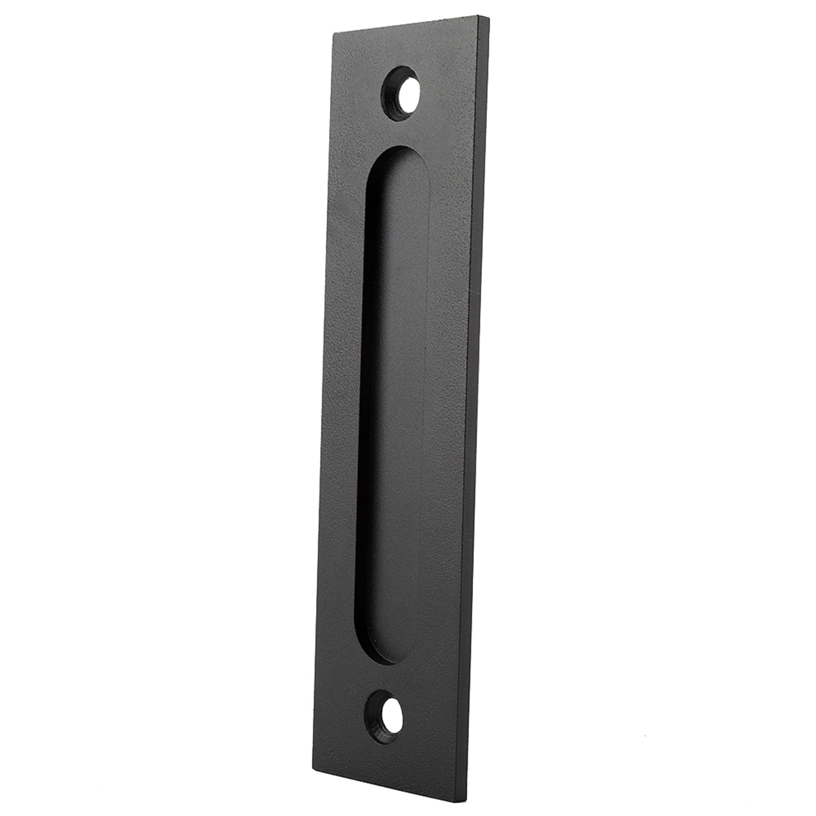 NFTIGB Black Heavy Duty Carbon Steel Sliding Barn Door Closet Pull Handle Wooden Gate Hardware 11.81 inches / 30 cm
