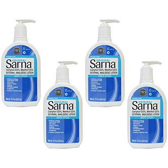 Sarna Anti-Itch Lotion Original 7.50 oz (Pack of 4)