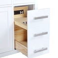 thumbnail image 5 of Design Element Valentino 48" Single Sink Vanity in White, 5 of 9