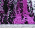 thumbnail image 5 of Flash Furniture Rylan Rectangular Contemporary Grey, Purple Area Rug, 5' x 7', 5 of 7