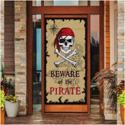 Pirate's Cove Door Banner - Party Decoration & Photo Booth Props for Pirate Them