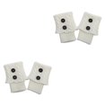 thumbnail image 3 of Guardurnaity 1 Pair Women Boot Socks Leggings Jeans Dressing Cold Color Leg Decoration Warm Weather Winter Solid Warmer Thermal blanco 2piezas, 3 of 6