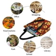 thumbnail image 6 of Honeii Red Plaid Sunflower Print Women Top Handle Satchel Handbags,Fashion Handbag,Messenger Tote Bag Purse for Women,Shoulder Bag Handbag for Travel, Work, 6 of 6