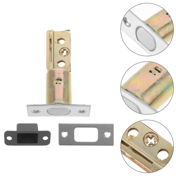 UPGRATOR Cerradura Embutida Para Puertas Interiores En Tono Plata Con Confiable Y