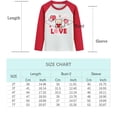 thumbnail image 6 of Little Hand Valentine Baby Tee Girls Cotton Pink Love Heart Pattern Girls Shirts 4T 2Pcs, 6 of 7
