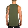 thumbnail image 3 of KDFJPTH Big And Tall Shirt for Men Muscle Tank T shirt Singlet Vest Bodybuilding Men's Sleeveless Gyms Fitness Top Men's blouse, 3 of 3