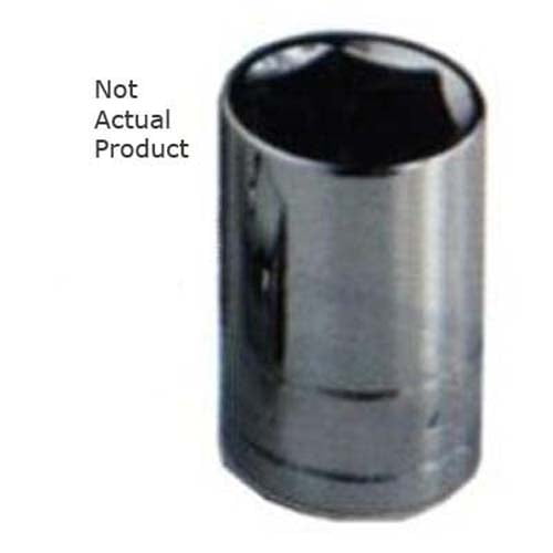K Tool 28128 Chrome Socket, 1/2" Drive, 28mm, 6 Point, Shallow
