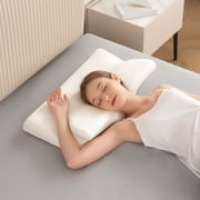 Maxkare Cervical Memory Foam Pillow, CertiPUR-US Certification, for Side Back & Stomach Sleepers