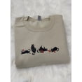 thumbnail image 2 of Christmas Cats Embroidered Sweatshirt, 2 of 4