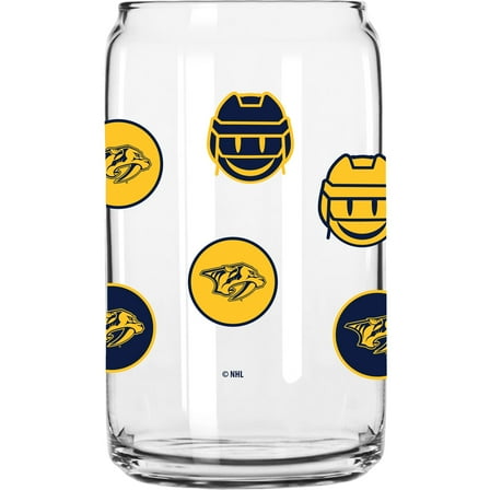 Nashville Predators 16oz. Smiley Can Glass