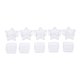 thumbnail image 1 of 10 tazas de plástico para recipientes ligeros para , en apariencia de y cuadrada, para boda cumpleaño decoraciones para fiestas Gloria Copas transparentes de Tealight, 1 of 9