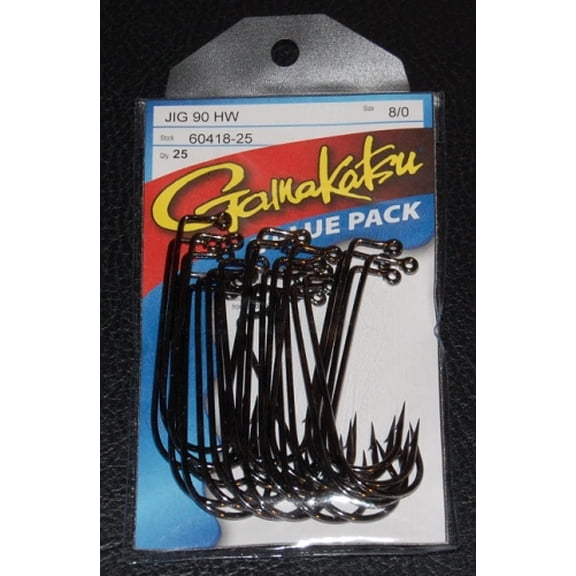 Gamakatsu Jig Hooks 90 Degree Heavy Wire - Size 8/0
