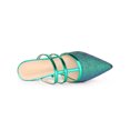 thumbnail image 4 of BLISSFUL STEP Women's Glitter Pointy Toe Flats Mules, 4 of 7