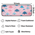 thumbnail image 2 of CURLYOOT Christmas Tree Runner Rug 2'x6' Washable Kitchen Runner Rug Indoor Non Slip Laundry Rugs Cartoon Forest Floor Carpet for Hallway Kitchen Entryway Bedroom Living Room, 2 of 9