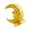 Gold, variant on MOMOJIA Resin Moon God Sculpture Incenses Burners Ramadans Decorative Cultural Art Piece