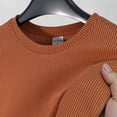 thumbnail image 5 of Shirts for Men short Sleeve Pack Round Neck Workout T-Shirt Moisture-Wicking Undershirt Tee Tops Bulk Fashion Casual Athletic Short Sleeve (Orange,XL), 5 of 7