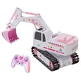 thumbnail image 4 of Excavadora RC de juguete Strade Fareast Limited 1:24 aleación rosa vehículo de construcción, 4 of 8