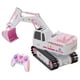 thumbnail image 4 of Excavadora RC de juguete Hugo 1:24 con luces y sonidos rosa para niños y niñas, 4 of 10