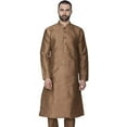 thumbnail image 1 of Royal Kurta Men's Art Silk Straight Kurta (42, Brown), 1 of 1