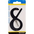 thumbnail image 2 of Hillman Group 841632 4 in. Nail-On Black Aluminum House Number - 8 - 3 Piece, 2 of 2