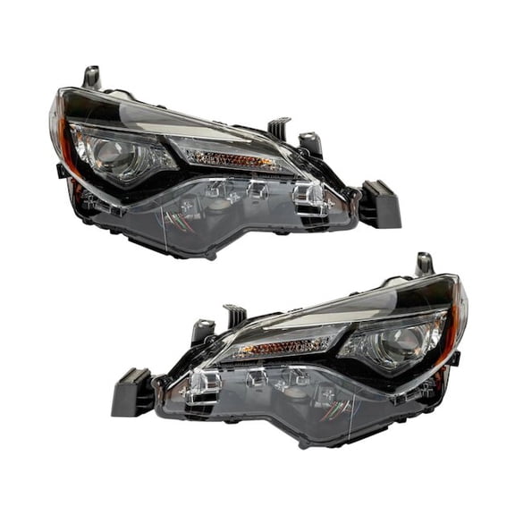 Headlight Assembly Set 2 Piece - Compatible with 2017 - 2019 Toyota Corolla 2018