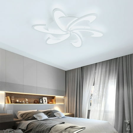 windmill fixture chandelier minimalist ceiling acrylic lamp pendant shape lighting led bedroom living kitchen decor light