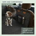thumbnail image 6 of Katziela Large Waterproof Pet Car Seat Cover with Mesh Window and Storage Pockets, 6 of 9