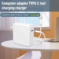 thumbnail image 2 of Charger for MacBook Air 30W USB-C Power Adapter, Compatible with iPad, 80-inch USB-C Cable, Foldable Plug, Battery Protection, Multi-Safety Features, Includes 4 Extra Cables, 2 of 5
