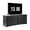 black, variant on edx 59in Wood Dresser 6 Drawer, Black Storage Cabinet, Vintage Dresser, Chest of Drawers for Bedroom and Living Room, Black