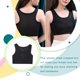 thumbnail image 5 of Minnieouse Chaleco femenino de tejido de punto, chalecos de Color sólido, camiseta sin mangas para el pecho, camisetas transpirables para hacer ejercicio, Prendas para la parte del cuerpo Negro METRO Minnieouse FS11407-06, 5 of 6
