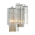 thumbnail image 2 of Crystorama Addis 2 Light Polished Chrome Wall Mount - 14.5"W x 11.5"H x 9.75"D, 2 of 9