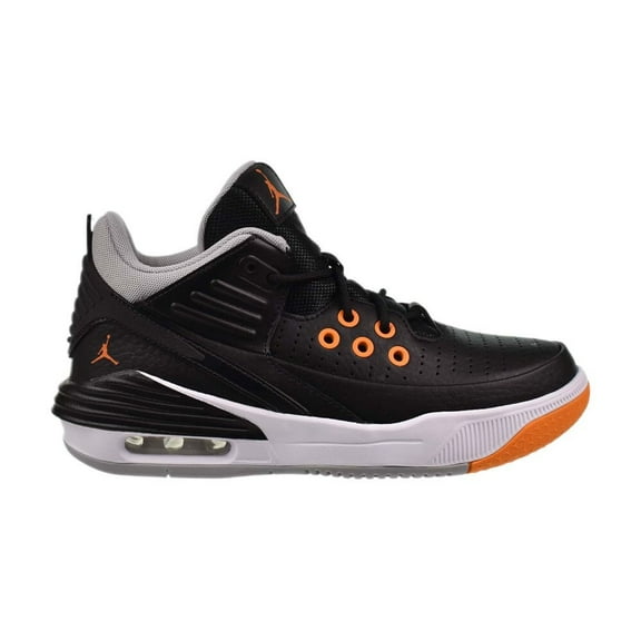Jordan Max Aura 5 (GS) Big Kids' Shoes Black-Wolf Grey-Magma Orange dz4352-008