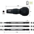 thumbnail image 2 of Destornillador Intercambiable VESSEL BALL GRIP 1/4' Hex Juego de 3 piezas, 2 of 3