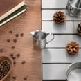thumbnail image 6 of Stainless Steel Creamer Pitcher, 8 oz Small Serving Jug with Easy-Pour Spout and Handle for Espresso, Milk, Cream, Syrup and Sauce, by Zovey, 6 of 7