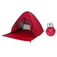 thumbnail image 2 of Tienda de campaña de playa, tienda portátil, para acampar en familia, montañismo en la playa Rojo, 2 of 8