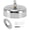 Silver, variant on Heavy Duty Retractable Clothesline Stainless Steel Laundry Hanging Cord for Indoor Shower Bathroom Balcony Black Finish, 9.2 ft / 2.8 m
