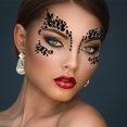 thumbnail image 3 of Face Gems Fashion Shiny Rhinestone Face Jewels Face Sticker for Mardi Gras Party, 3 of 8